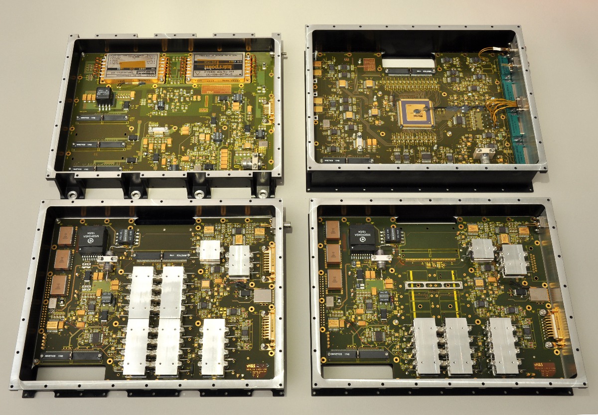 EM Model of the LAEU showing the 4 compartments during assembly.